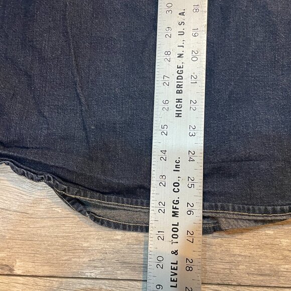 VTG TCB Dude Ranchman Shirt 8.5 oz denim JAPAN Western Cowboy M - Picture 7 of 7